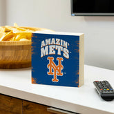 New York Mets Plock, Down Home Fans, 6x6, MLB, Home