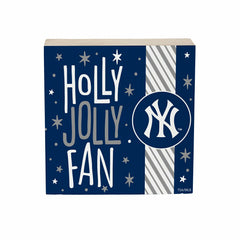 New York Yankees Block, Holiday, 6x6, MLB, Home