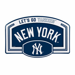 New York Yankees USA Embossed Steel Wall Sign, 11" x 17", MLB, Home
