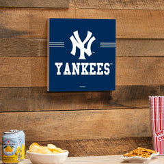 New York Yankees Wood Wall Sign, 12x12, MLB, Home