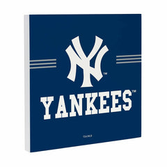 New York Yankees Wood Wall Sign, 12x12, MLB, Home