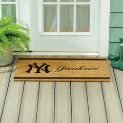 NY Yankees Large One Color Coir Mat, 36"x24", MLB