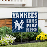 New York Yankees Coroplast Yard Sign "Fans Play Here", MLB, Home