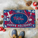 Philadelphia Phillies Holiday PVC Mat, 28"x16", MLB