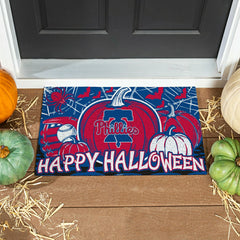Philadelphia Phillies Halloween PVC Mat, 28"x16", MLB