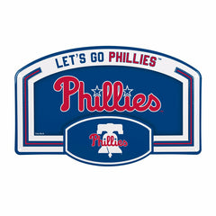 Philadelphia Phillies USA Embossed Steel Wall Sign, 11" x 17", MLB, Home