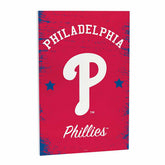 Philadelphia Phillies Wood Wall Sign, 16x24, MLB, Home