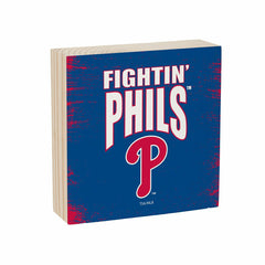 Philadelphia Phillies Plock, Down Home Fans, 6x6, MLB, Home