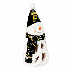 Pittsburgh Pirates Snowman LED Statuary, 8", MLB, Home
