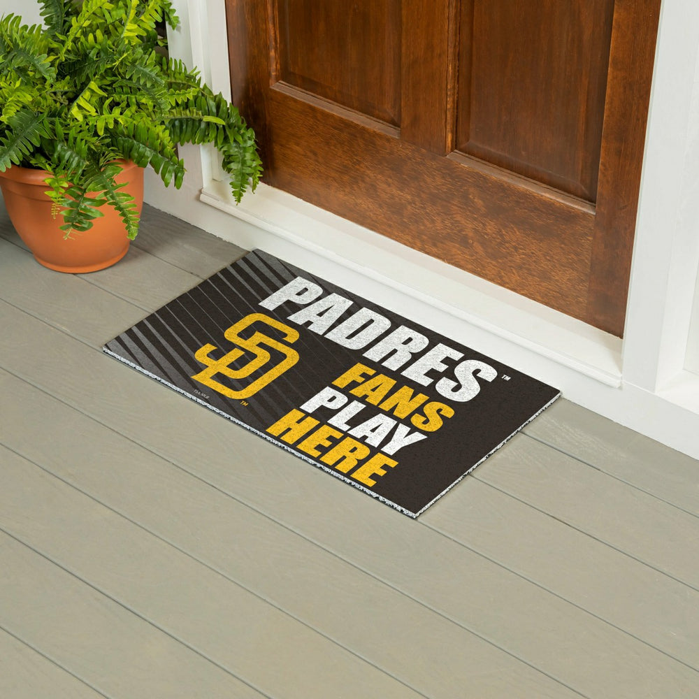 San Diego Padres Fan Mat, 28"x16", MLB