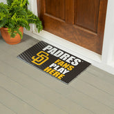 San Diego Padres Fan Mat, 28"x16", MLB