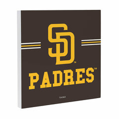 San Diego Padres Wood Wall Sign, 12x12, MLB, Home