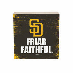 San Diego Padres Plock, Down Home Fans, 6x6, MLB, Home