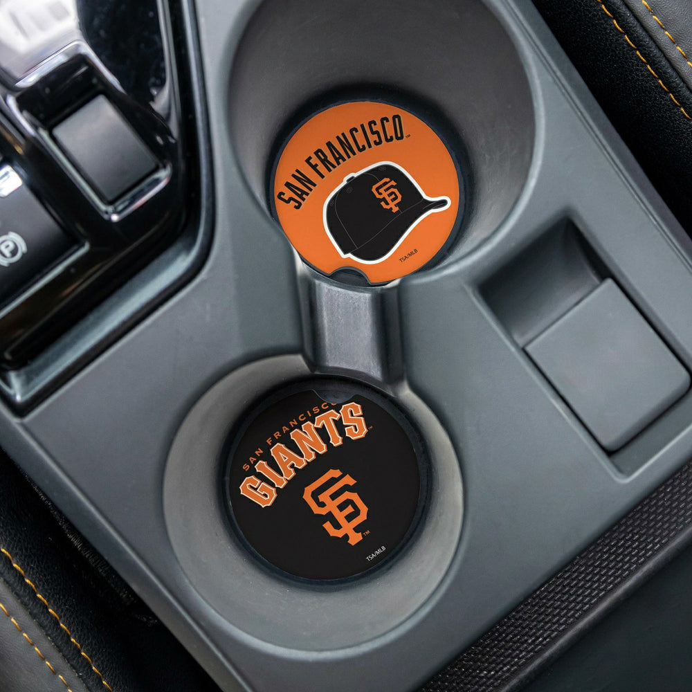 San Francisco Giants Car Coaster Set, 2pc, MLB, Home