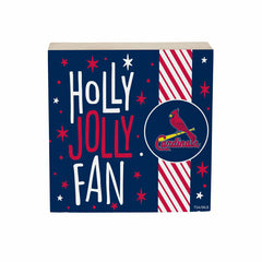 St Louis Cardinals Block, Holiday, 6x6, MLB, Home