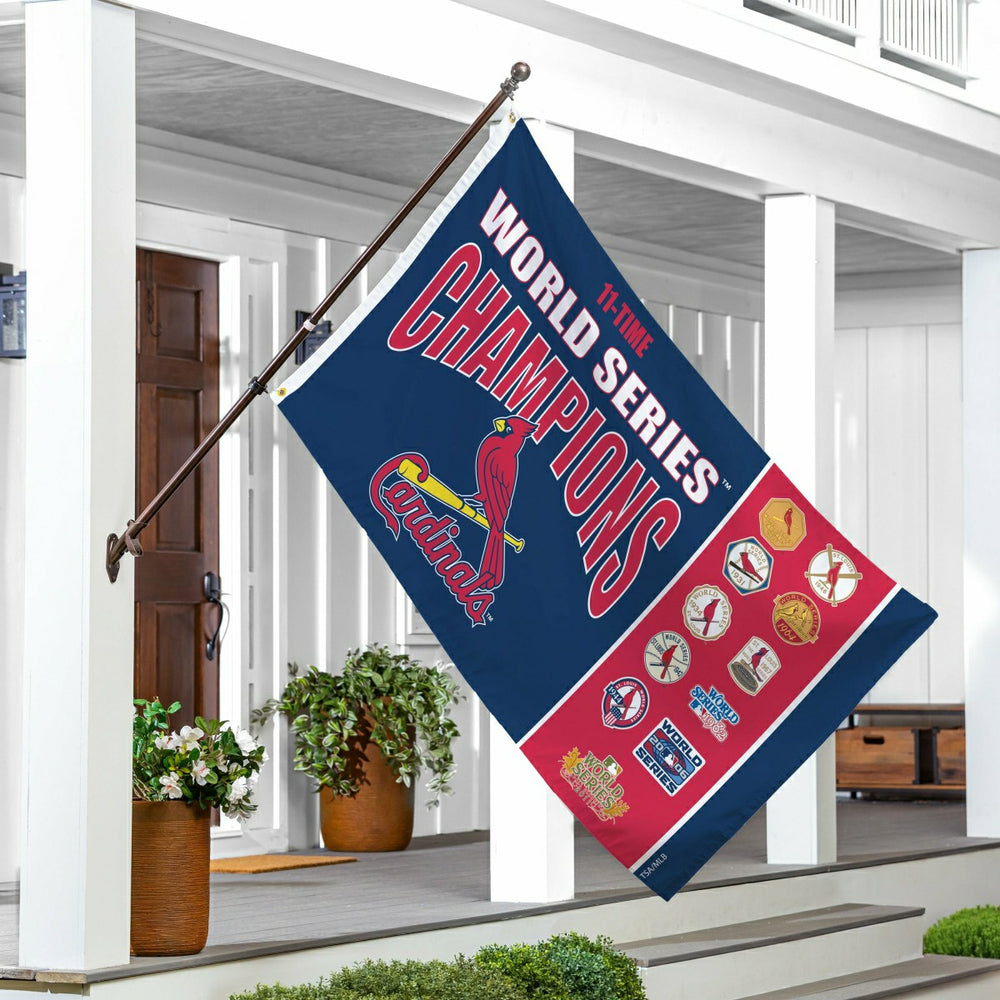 St Louis Cardinals Single Sided Flag w/ 2 Grommets, 3'x5' Multi Win Fl, MLB, Home