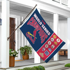 St Louis Cardinals Single Sided Flag w/ 2 Grommets, 3'x5' Multi Win Fl, MLB, Home