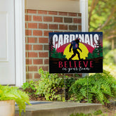 St Louis Cardinals Yard Sign, Bigfoot, MLB, Home
