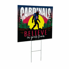 St Louis Cardinals Yard Sign, Bigfoot, MLB, Home