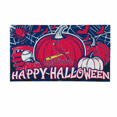 St Louis Cardinals Halloween PVC Mat, 28"x16", MLB