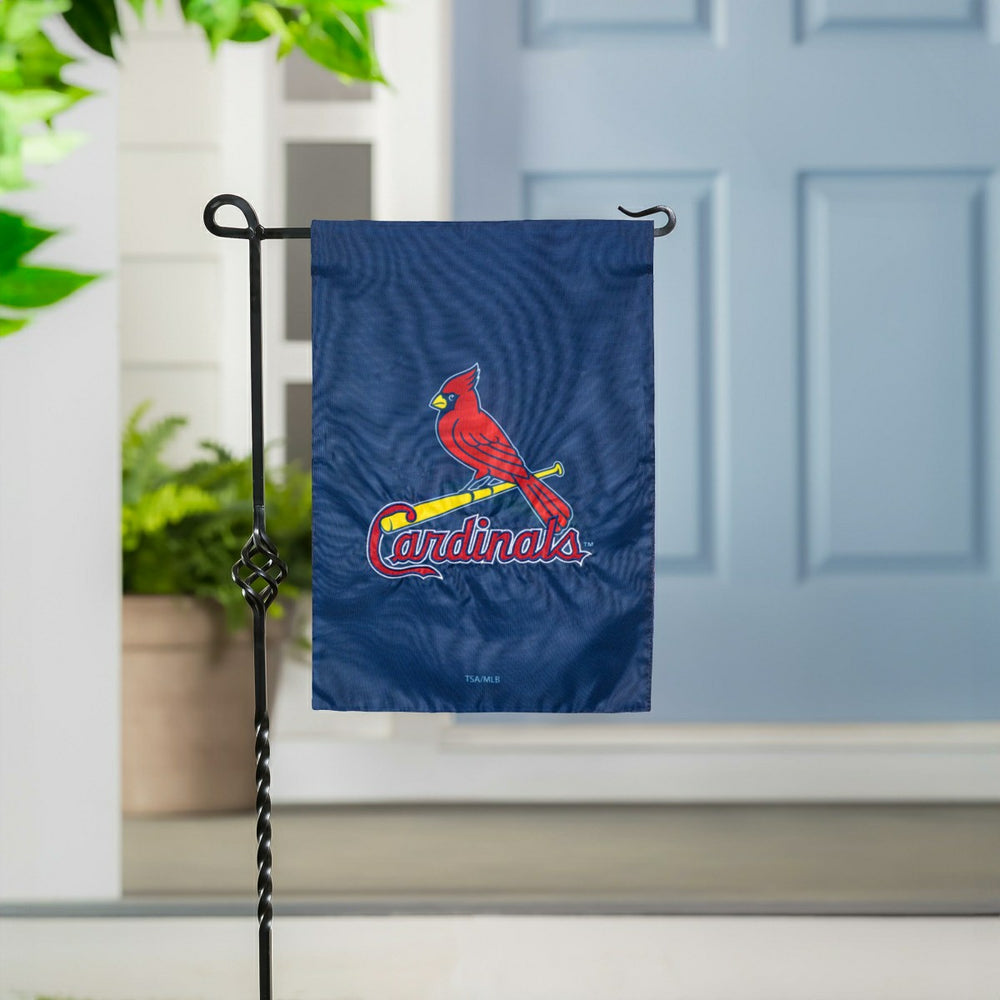 St Louis Cardinals Appliqué Garden Flag, MLB, Home