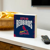 St Louis Cardinals Plock, Down Home Fans, 6x6, MLB, Home