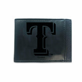 Texas Rangers Front Pocket Wallet w/ RFID Blocking Black, MLB, Home