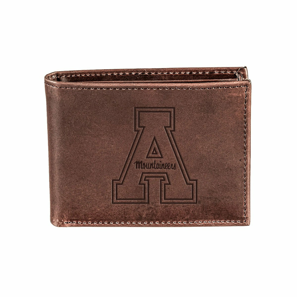 Appalachian State University, Bi-Fold Wallet, Brown, CH, 100% Genuine , Collegiate, Home