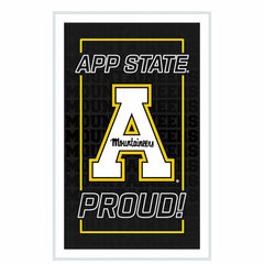 Appalachian State University College Rectangle Neolite LED Decor, Collegiate, Home