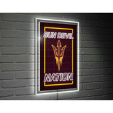 Arizona State University College Rectangle Neolite LED Decor, Collegiate, Home