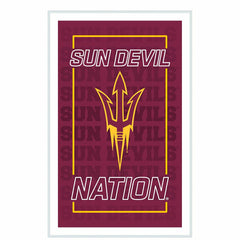 Arizona State University College Rectangle Neolite LED Decor, Collegiate, Home