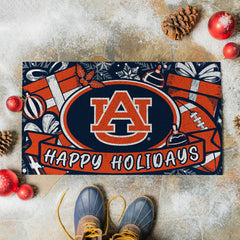 Auburn University Holiday PVC Mat, 28"x16", Collegiate