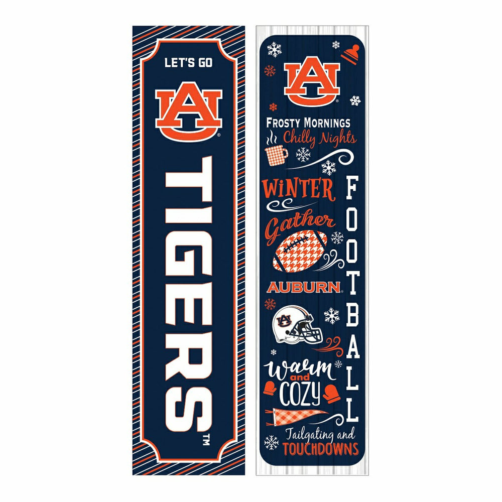 46" Double Sided Leaner, Auburn University, Winter Seasonal, Collegiate, Home