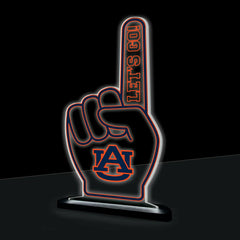 Auburn University College Foam Finger Desklite LED Decor, Collegiate, Home
