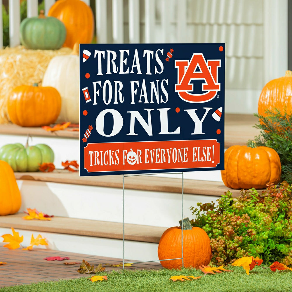 Auburn University Yard Sign, Halloween Treats for Fans, Collegiate, Home