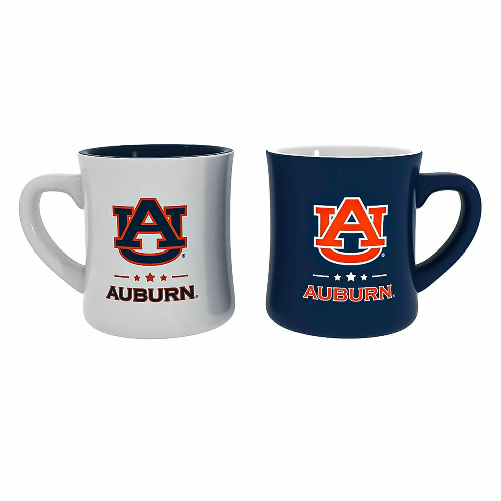 Auburn University 10oz Ceramic Cup Set, 2pc, Collegiate, Home