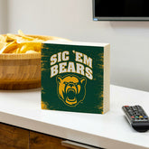 Baylor University Plock, Down Home Fans, 6x6, Collegiate, Home
