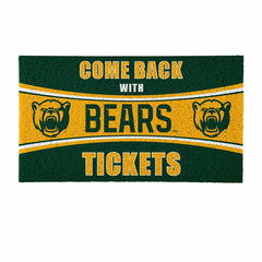 28" x 16" PVC Trapper Mat, Come Back with Tickets, Baylor University, Collegiate