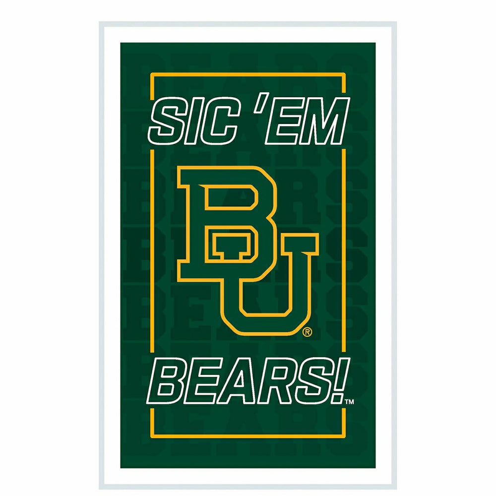 Baylor University College Rectangle Neolite LED Decor, Collegiate, Home