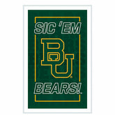 Baylor University College Rectangle Neolite LED Decor, Collegiate, Home