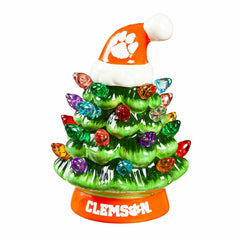 4" Mini LED Tabletop Christmas Tree, Set of 2, Clemson University, Collegiate, Home