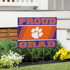 Clemson University Coroplast Yard Sign Graduate, Collegiate, Home