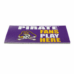 East Carolina University Fan Mat, 28"x16", Collegiate