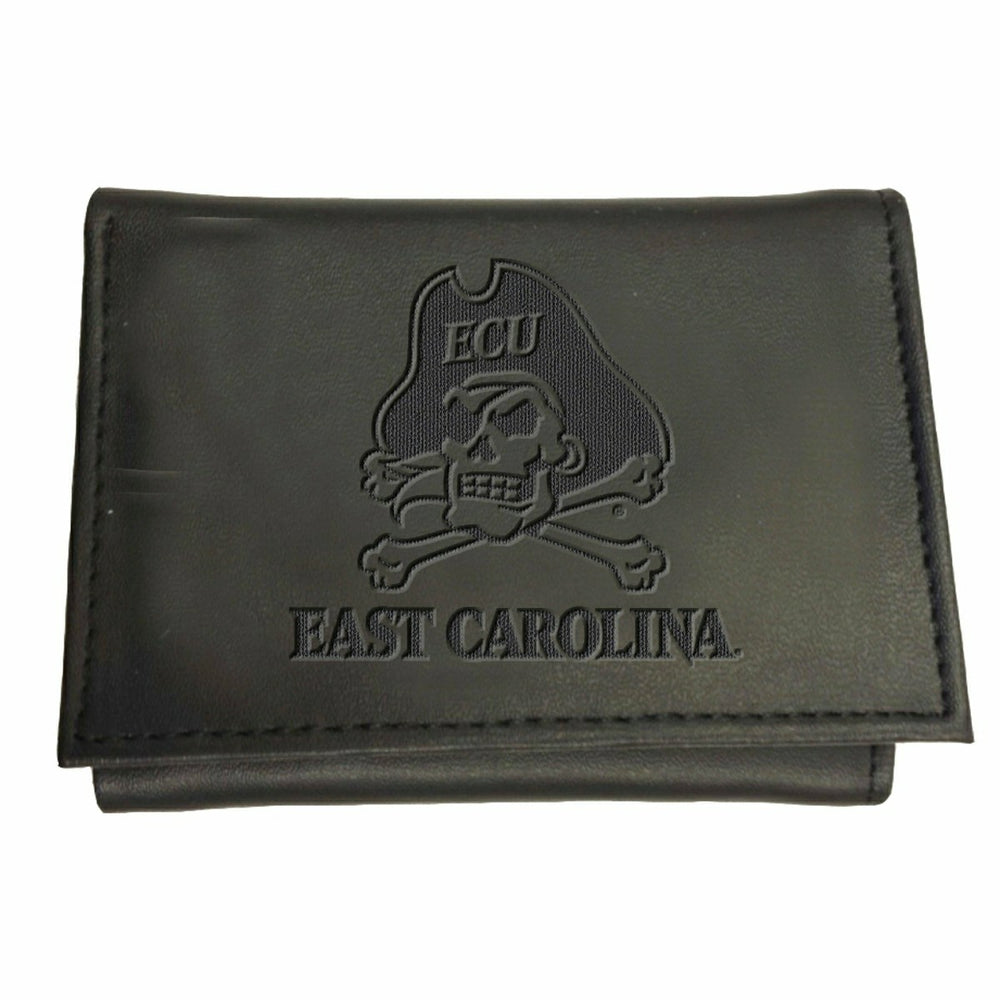 East Carolina University, Tri-Fold Wallet, Black, Collegiate, Home