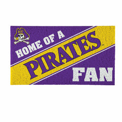 East Carolina University, PVC Mat COLOR, Home of a Fan, Collegiate