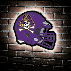 LED Wall Decor, Helmet, East Carolina University, Collegiate, Home