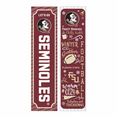 46" Double Sided Leaner, Florida State University, Winter Seasonal, Collegiate, Home
