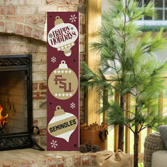 47" Double Sided Leaner, Florida State University, Christmas, Collegiate, Home