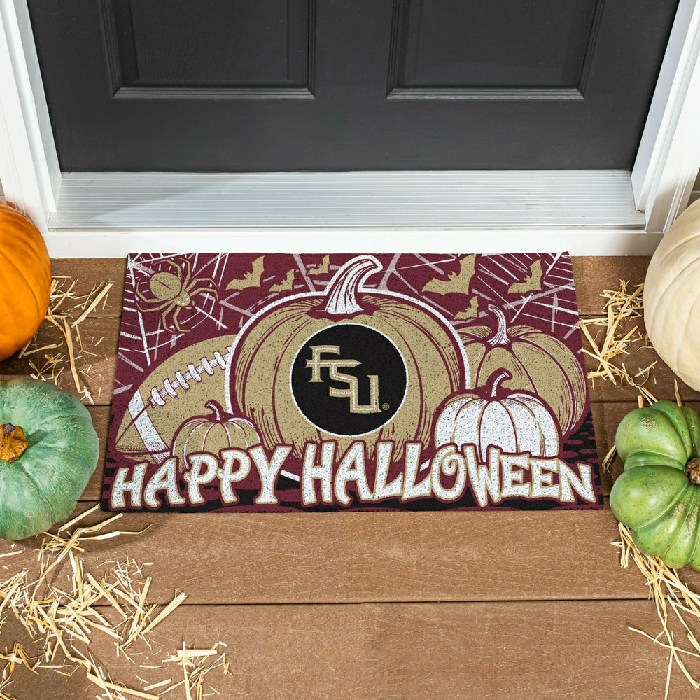 Florida State University Halloween PVC Mat, 28"x16", Collegiate