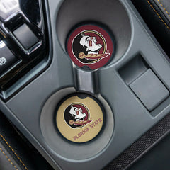 Florida State University Car Coaster Set, 2pc, Collegiate, Home